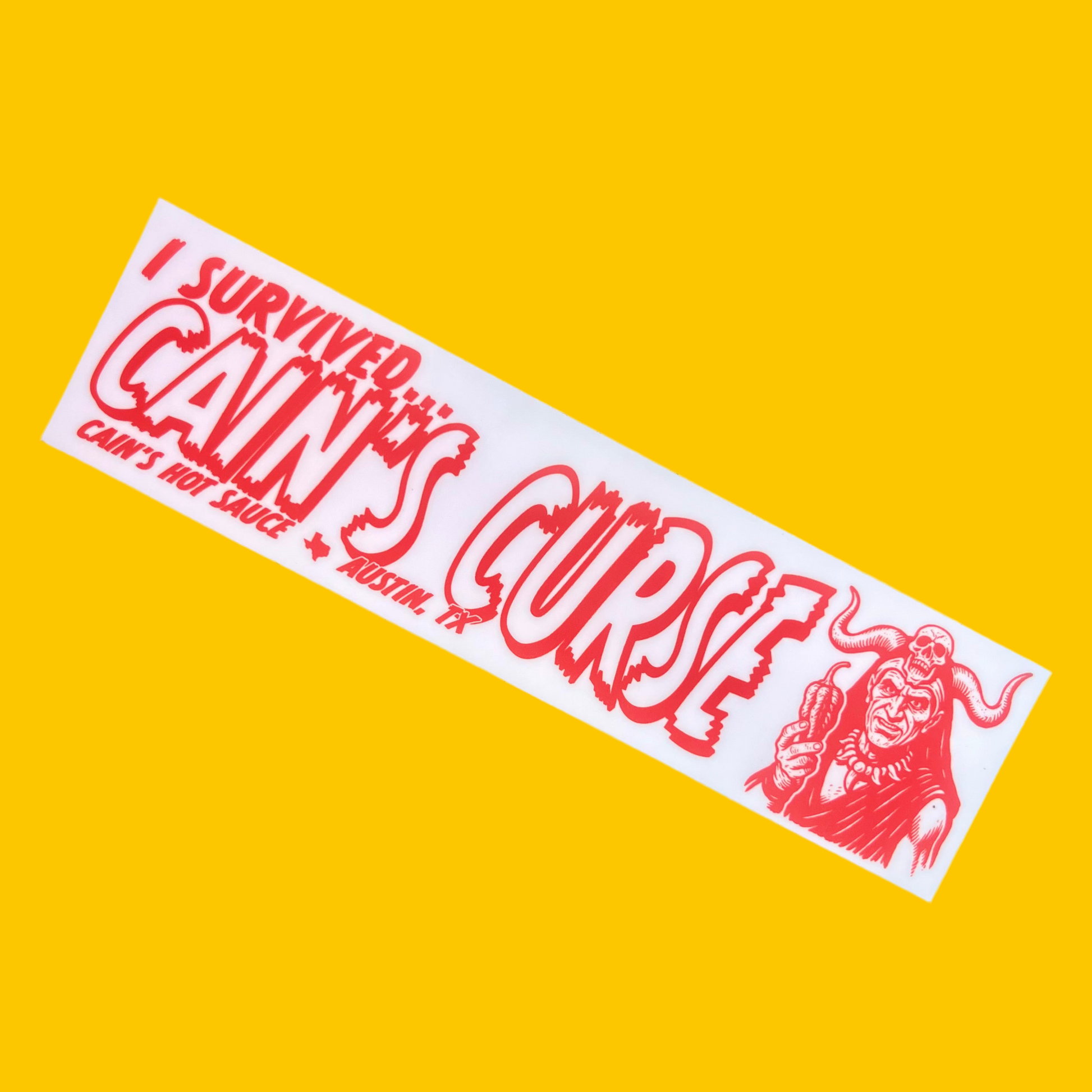 Cain’s Curse Bumper Sticker